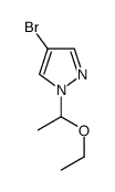 4-溴-1-(1-乙氧基乙基)-1H-吡唑结构式