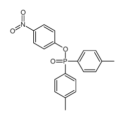 1-methyl-4-[(4-methylphenyl)-(4-nitrophenoxy)phosphoryl]benzene Structure
