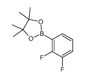 2,3-二氟苯硼酸频呢醇酯结构式