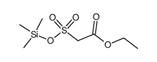 ethyl 2-(((trimethylsilyl)oxy)sulfonyl)acetate Structure