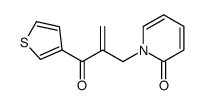 1-[2-(thiophene-3-carbonyl)prop-2-enyl]pyridin-2-one结构式