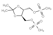 (+)-2,3-o-isopropylidene-d-threitol 1,4-dimethane sulfonate Structure