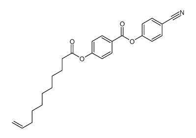 (4-cyanophenyl) 4-undec-10-enoyloxybenzoate Structure