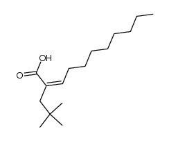 (Z)-2-neopentylundec-2-enoic acid结构式