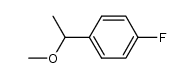 1-(4-fluorophenyl)ethyl methyl ether结构式