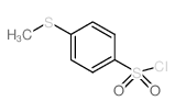 4-(甲基硫代)苯磺酰氯结构式
