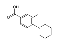 3-iodo-4-piperidin-1-ylbenzoic acid Structure