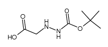 Hydrazinecarboxylic acid, 2-(carboxymethyl)-, 1-(1,1-dimethylethyl) ester (9CI)结构式