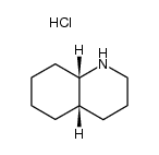 cis-4aS,8aS-Decahydroquinoline hydrochloride结构式