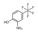 2-氨基-4-(五氟硫烷基)苯酚结构式