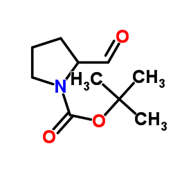 N-叔丁氧羰基吡咯-2-甲醛结构式