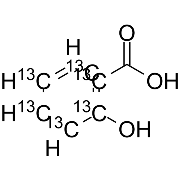 2-Hydroxybenzoic acid (phenyl-13C6)结构式