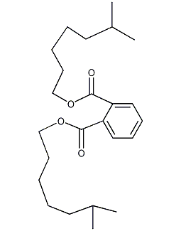 (8-甲基壬酯)邻苯甲酸6-甲基庚酯结构式