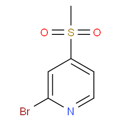 2-溴-4-(甲磺酰基)吡啶结构式