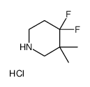 4,4-二氟-3,3-二甲基哌啶盐酸结构式