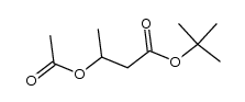 tert-butyl 3-acetoxybutanoate结构式