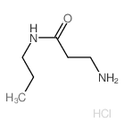 3-Amino-N-propylpropanamide hydrochloride Structure