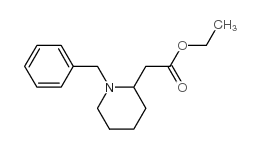 ETHYL 1-BENZYL-2-PIPERIDINEACETATE Structure