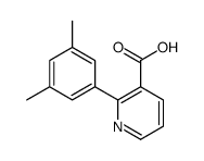 2-(3,5-dimethylphenyl)pyridine-3-carboxylic acid Structure