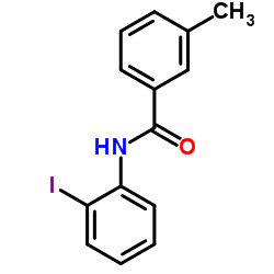 N-(2-Iodophenyl)-3-methylbenzamide结构式