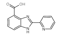 2-(2-吡啶基)-1H-苯并咪唑-7-羧酸结构式