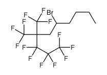 6-bromo-1,1,1,2,2,3,3-heptafluoro-4,4-bis(trifluoromethyl)decane结构式