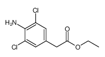 (4-amino-3,5-dichlorophenyl)acetic acid ethyl ester Structure