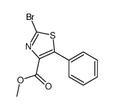 2-溴-5-苯基-1,3-噻唑-4-羧酸甲酯结构式