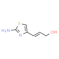 2-Propen-1-ol,3-(2-amino-4-thiazolyl)- Structure