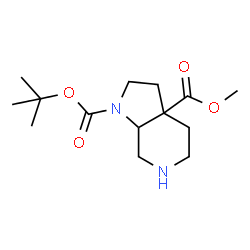 METHYL 7-Boc-4,7-DIAZABICYCLO[4,3,0]NONANE-1-CARBOXYLATE Structure