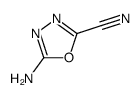 1,3,4-Oxadiazole-2-carbonitrile,5-amino-(9CI) Structure
