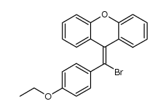 9-[bromo(p-ethoxyphenyl)methylene]xanthene Structure