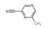 6-甲基吡嗪-2-甲腈结构式