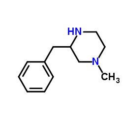 1-甲基-3-(苯基甲基)-哌嗪(9ci)结构式