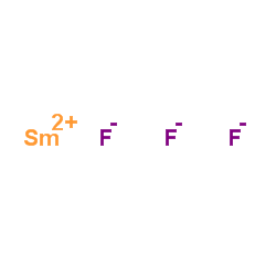 samarium(+2) cation trifluoride Structure