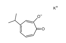 potassium 6-isopropyltropolonate Structure