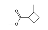 Cyclobutanecarboxylic acid, 2-methyl-, methyl ester (8CI,9CI) Structure
