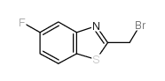 2-溴甲基-5-氟苯并噻唑结构式