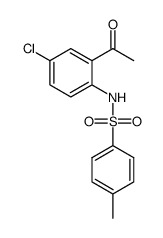 N-(2-acetyl-4-chlorophenyl)-4-methylbenzenesulfonamide结构式
