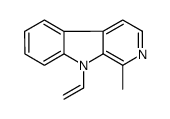 9-ethenyl-1-methylpyrido[3,4-b]indole Structure