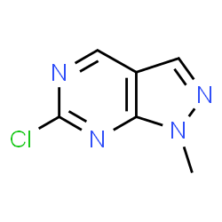 6-氯-1-甲基-1H-吡唑并[3,4-d]嘧啶结构式