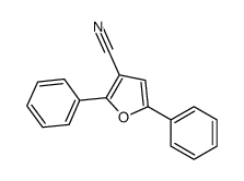 2,5-二苯基-3-呋喃甲酰腈结构式