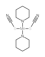 Manganese,bis(pyridine)bis(thiocyanato)- (8CI) Structure