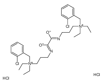 (2-chlorophenyl)methyl-[3-[[2-[3-[(2-chlorophenyl)methyl-diethylazaniumyl]propylamino]-2-oxoacetyl]amino]propyl]-diethylazanium,dichloride结构式