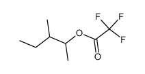 Acetic acid, 2,2,2-trifluoro-, 1,2-dimethylbutyl ester结构式