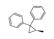 (S)-1-methyl-2,2-diphenylcyclopropane结构式