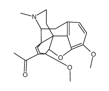 1-[(5alpha,7alpha)-4,5-epoxy-18,19-dihydro-3,6-dimethoxy-17-methyl-6,14-ethenomorphinan-7-yl]ethanone Structure