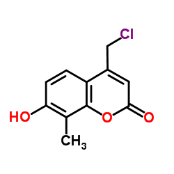 4-(氯甲基)-7-羟基-8-甲基-2H-苯并吡喃-2-酮图片