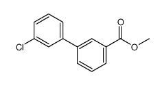 methyl 3'-chloro-[1,1'-biphenyl]-3-carboxylate结构式