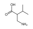 2-(aminomethyl)-3-methylbutanoic acid Structure